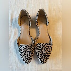 Rachel Zoe Black and Cream  Patterned Flats